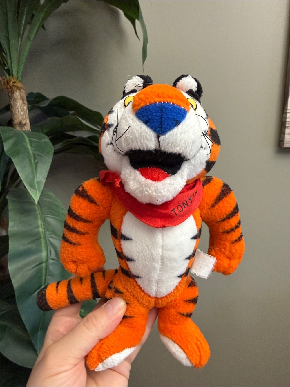 Vintage 1997 Tony the Tiger Kelloggs Frosted Flakes Plush Stuffed Animal